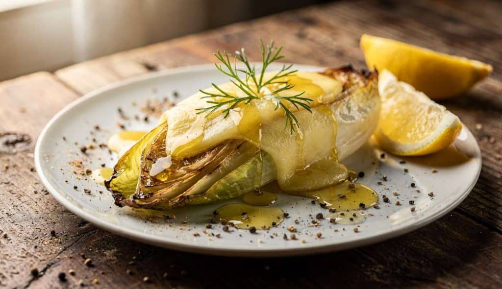 Endives Braisées au Miel et Fromage à Raclette : découvrez la Recette