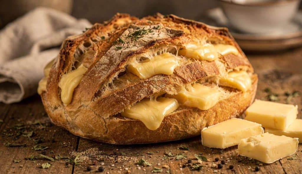 Pain hérisson au fromage à raclette : la recette gourmande