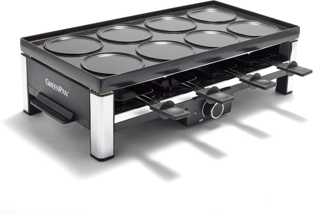 Test du GreenPan Bistro : raclette polyvalente et saine pour 8 personnes