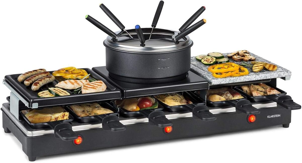 Test Klarstein Fonduelette XL : gril raclette et fondue 3 en 1 performant