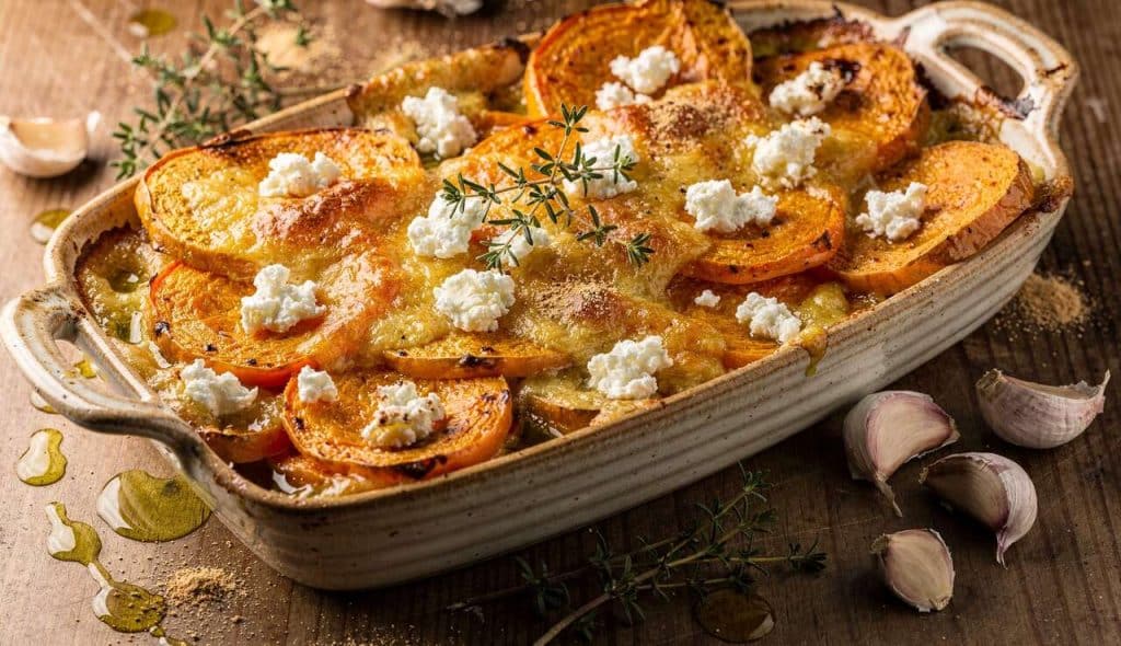 Gratin de Butternut au Chèvre : recette Savoureuse