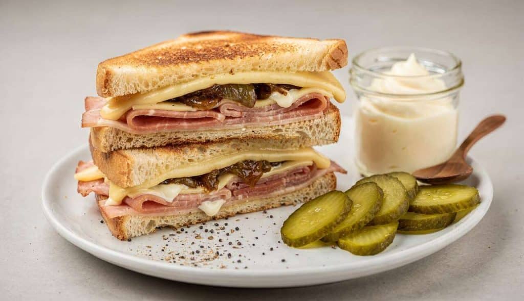 Recette de Club Sandwich au Fromage à Raclette
