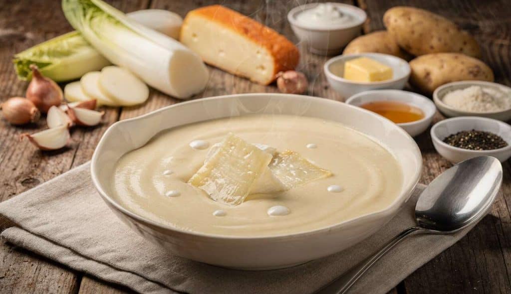 Crème d'endives au Maroilles : recette gourmande