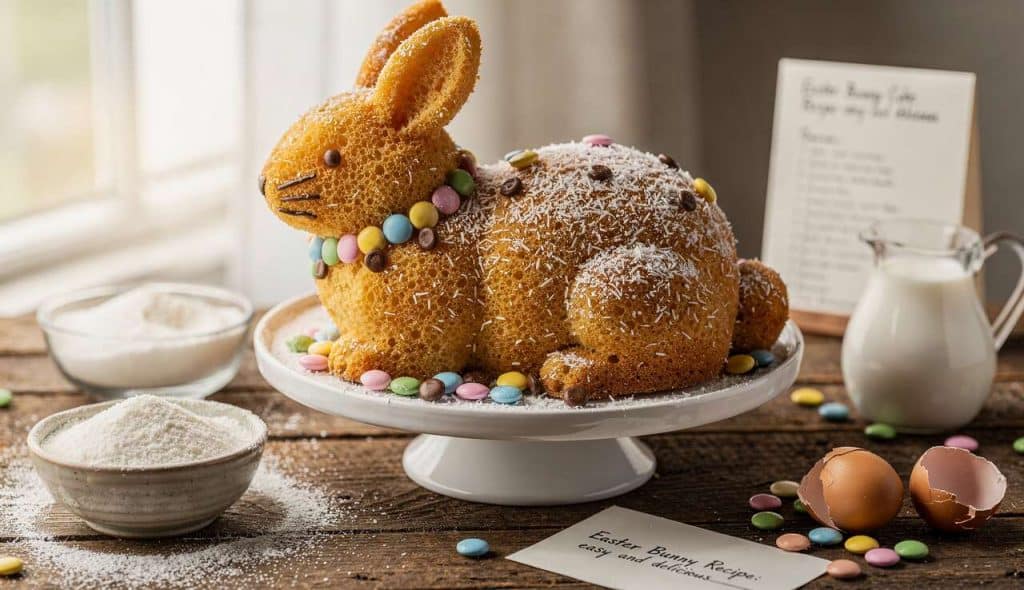 Gâteau Lapin pour Pâques : recette Facile et Délicieuse