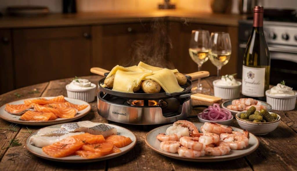 Raclette aux Poissons : recette Gourmande