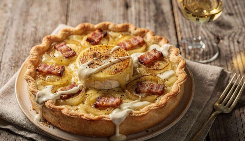 Tarte au Mont d'Or : recette gourmande