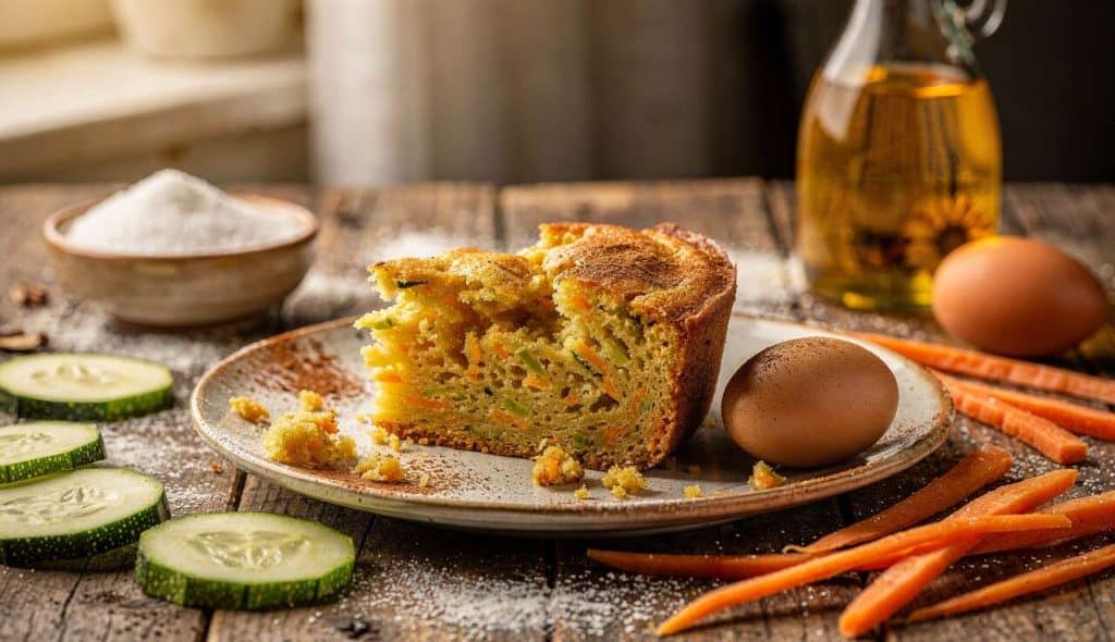 Gâteau Moelleux Courgettes et Carottes : recette Facile