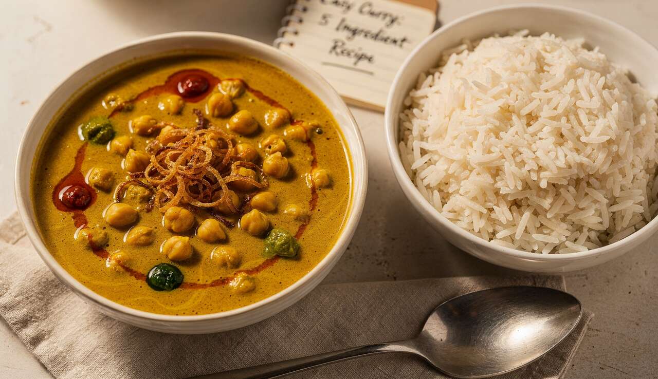 Curry Facile : recette avec 5 Ingrédients