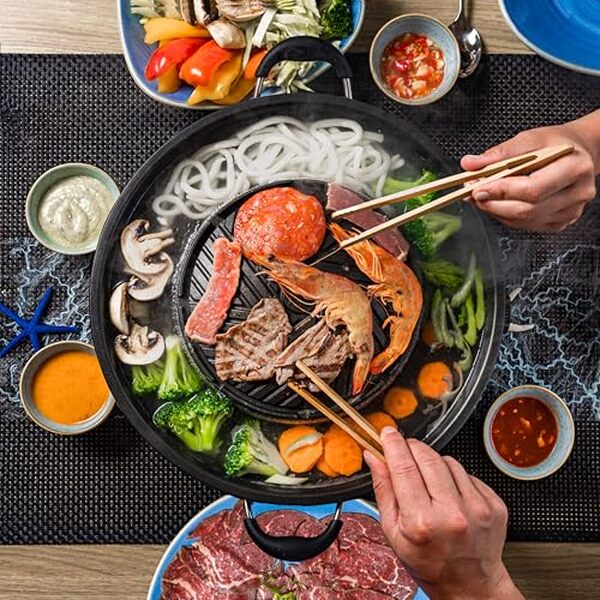 Découvrez notre test du tomYang Hot Pot Premium, l'appareil idéal pour des soirées conviviales : optez pour ce barbecue thaï électrique multifonction qui simplifie vos grillades et soupes maison