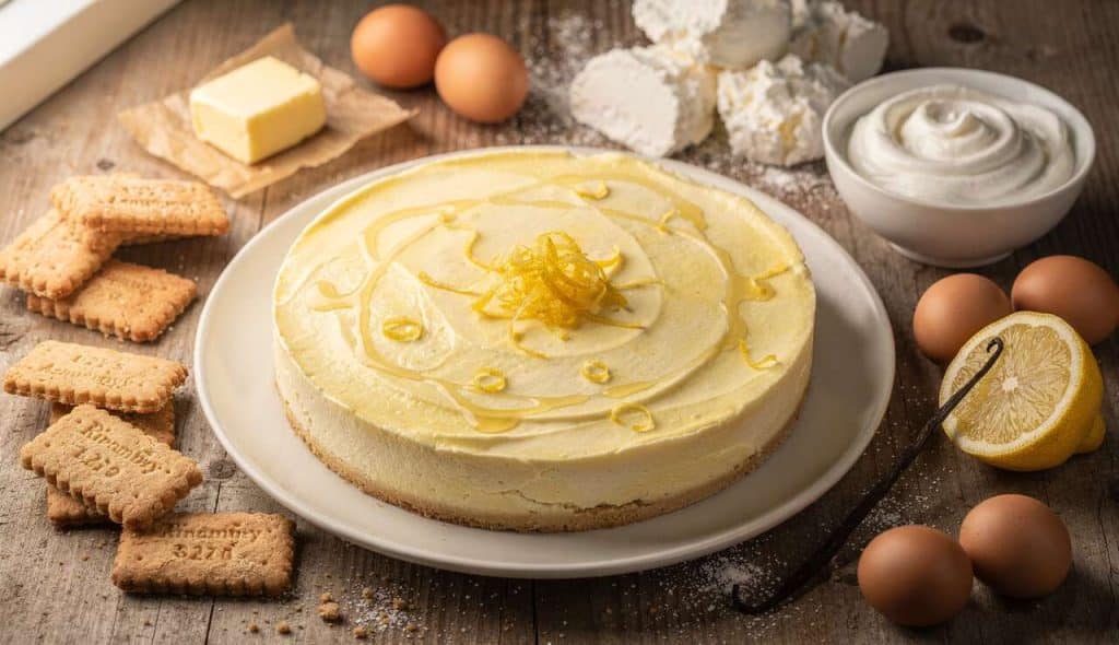 Tarte crémeuse au fromage frais et citron : recette gourmande