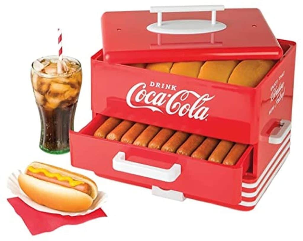 Test du salco coca-cola hot dog maker : des hot-dogs rétro en un clin d'œil