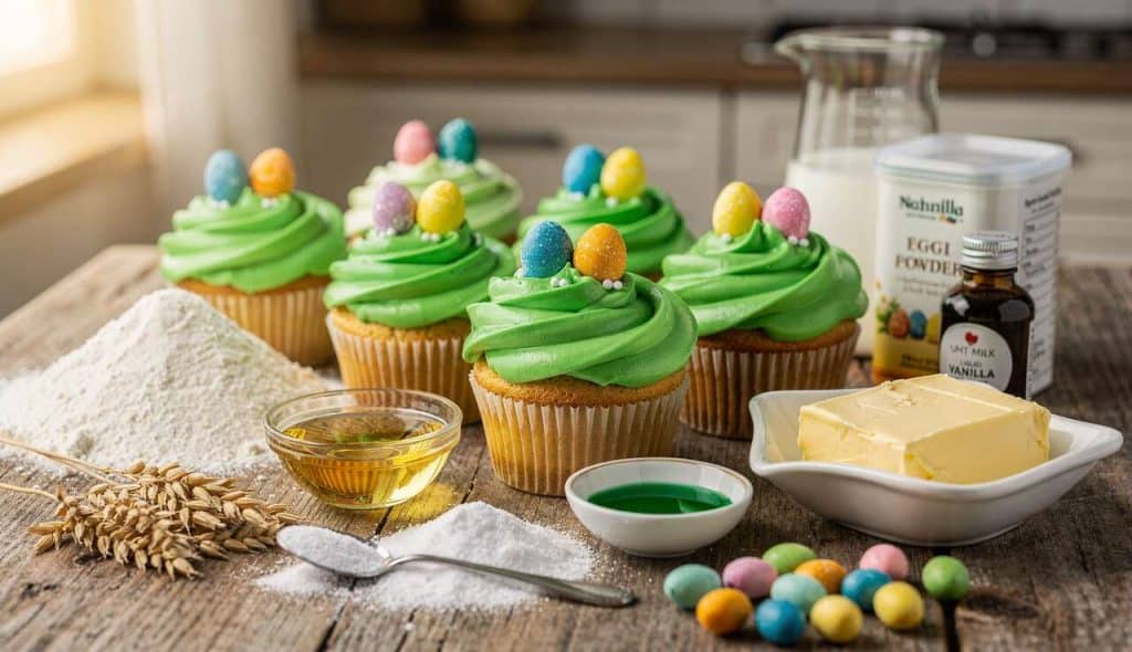 Cupcakes de Pâques : glaçage facile et rapide