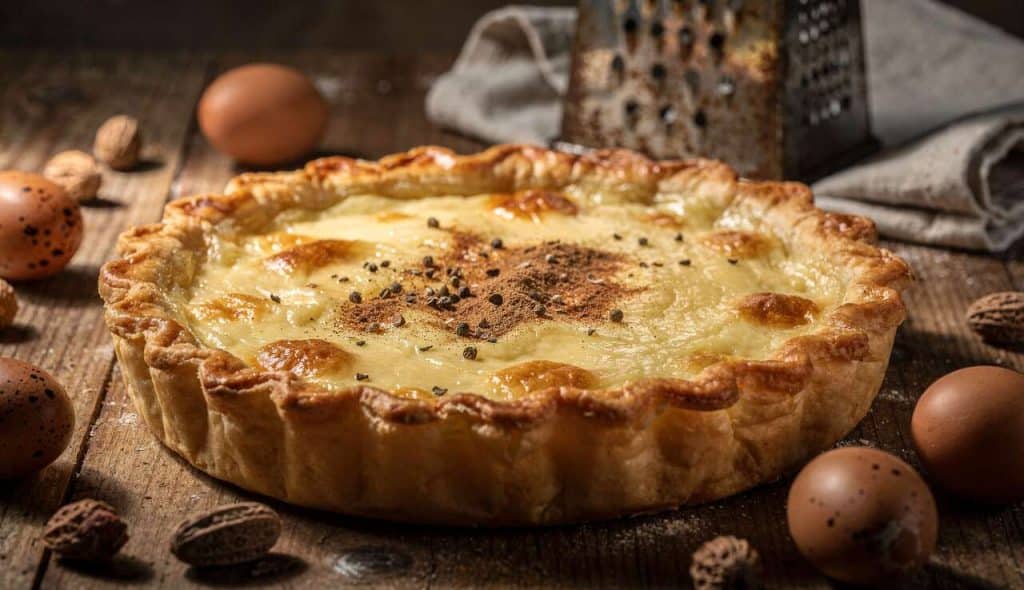 Recette de tarte au Saint-Nectaire savoureuse et facile