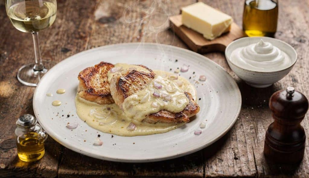 Poulet au Maroilles Crème : recette Savoureuse