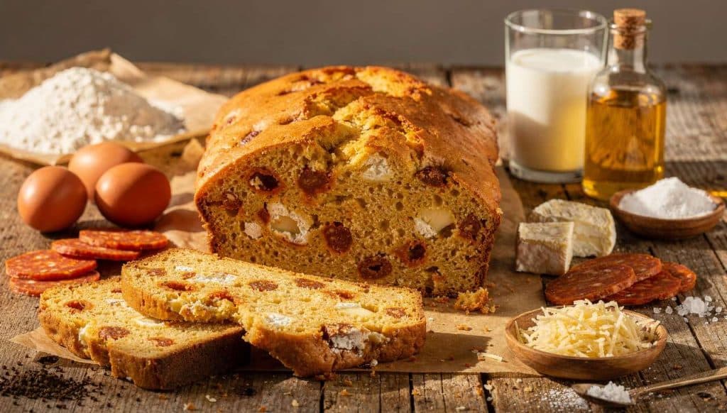 Cake chorizo chèvre : une recette savoureuse