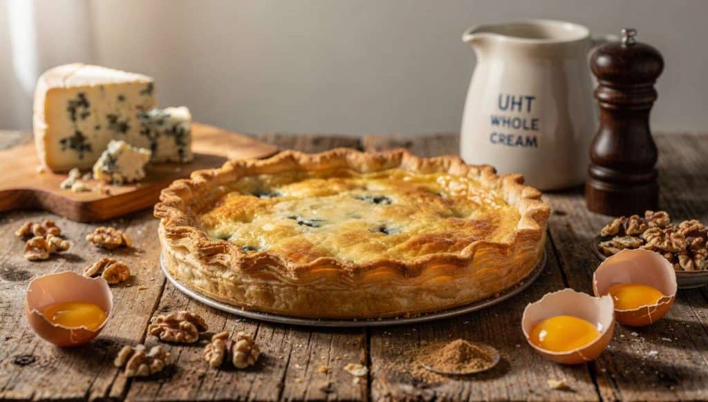Recette de tarte au bleu : délice fromager à déguster