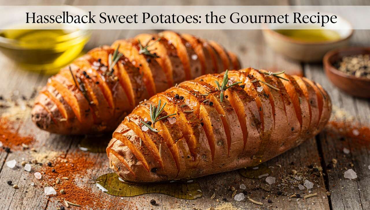 Patates douces façon accordéon : la recette gourmande