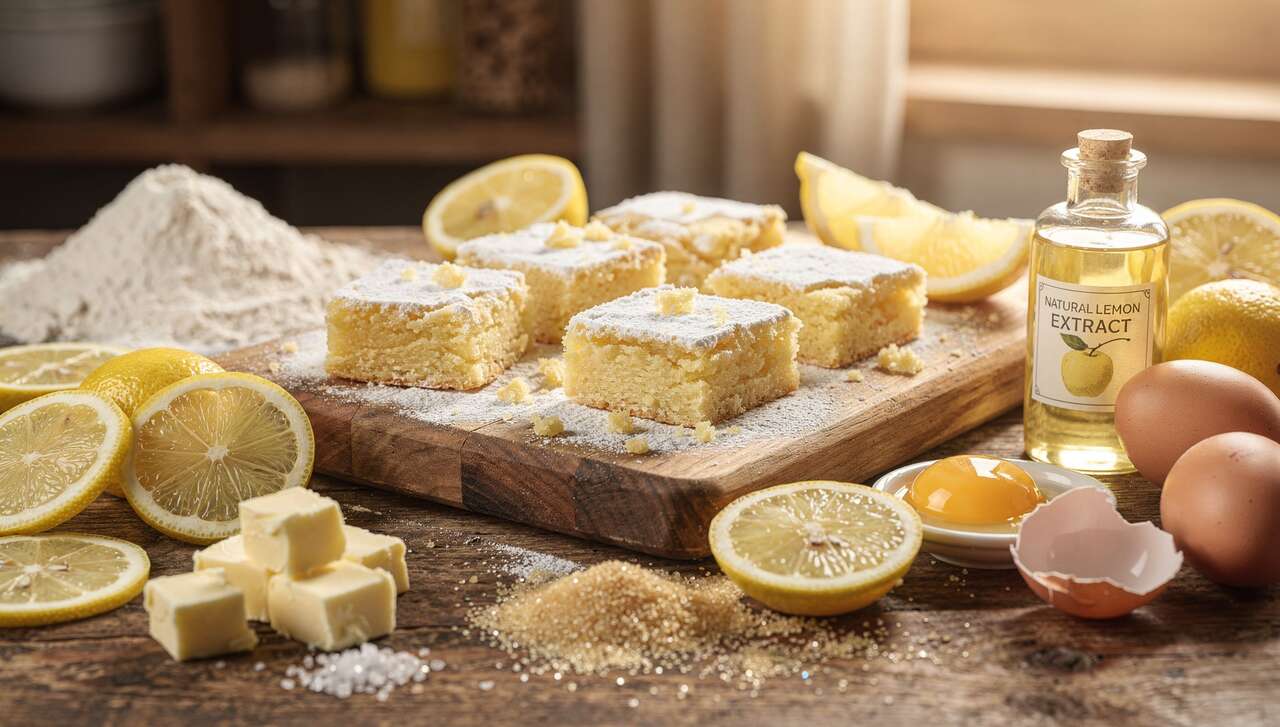 Carrés sablés au citron : lemon Squares irrésistibles