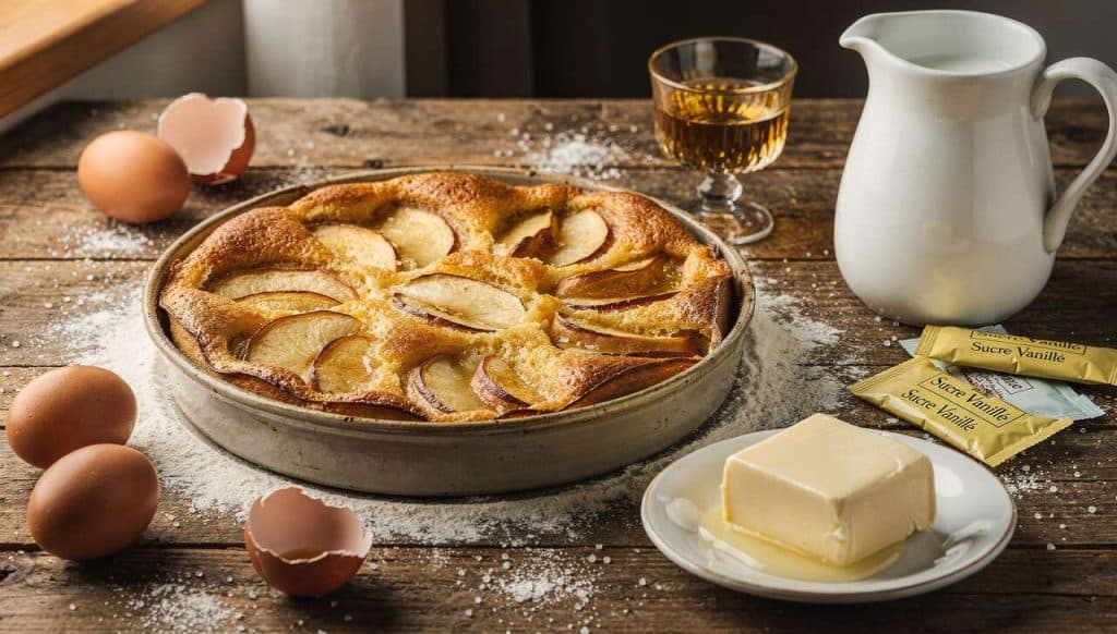 Recette de clafoutis aux pommes flognarde : un dessert gourmand