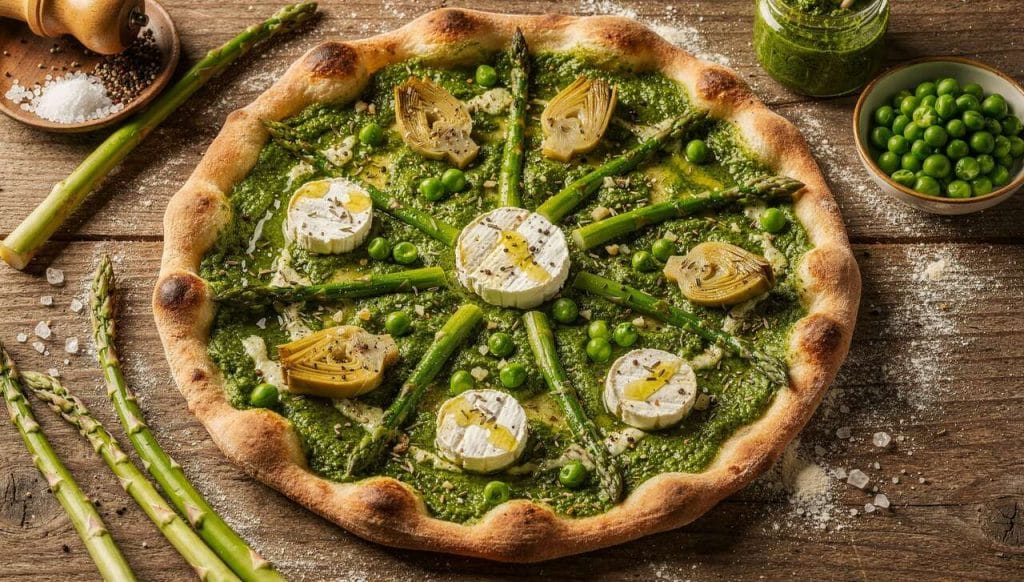 Pizza printanière : recette et astuces