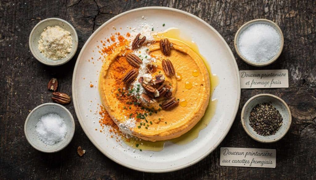 Douceur printanière aux carottes et fromage frais : la recette parfaite