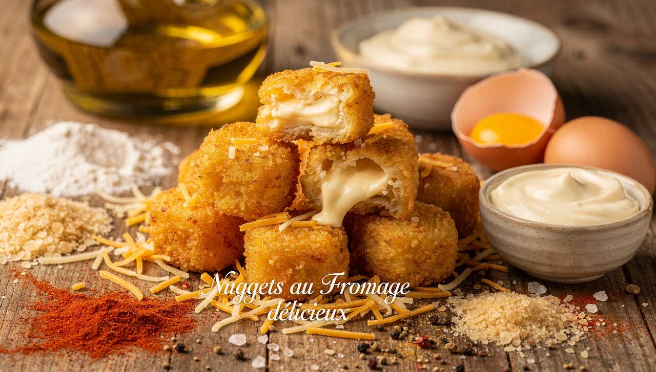 Recette de Nuggets au Fromage délicieux