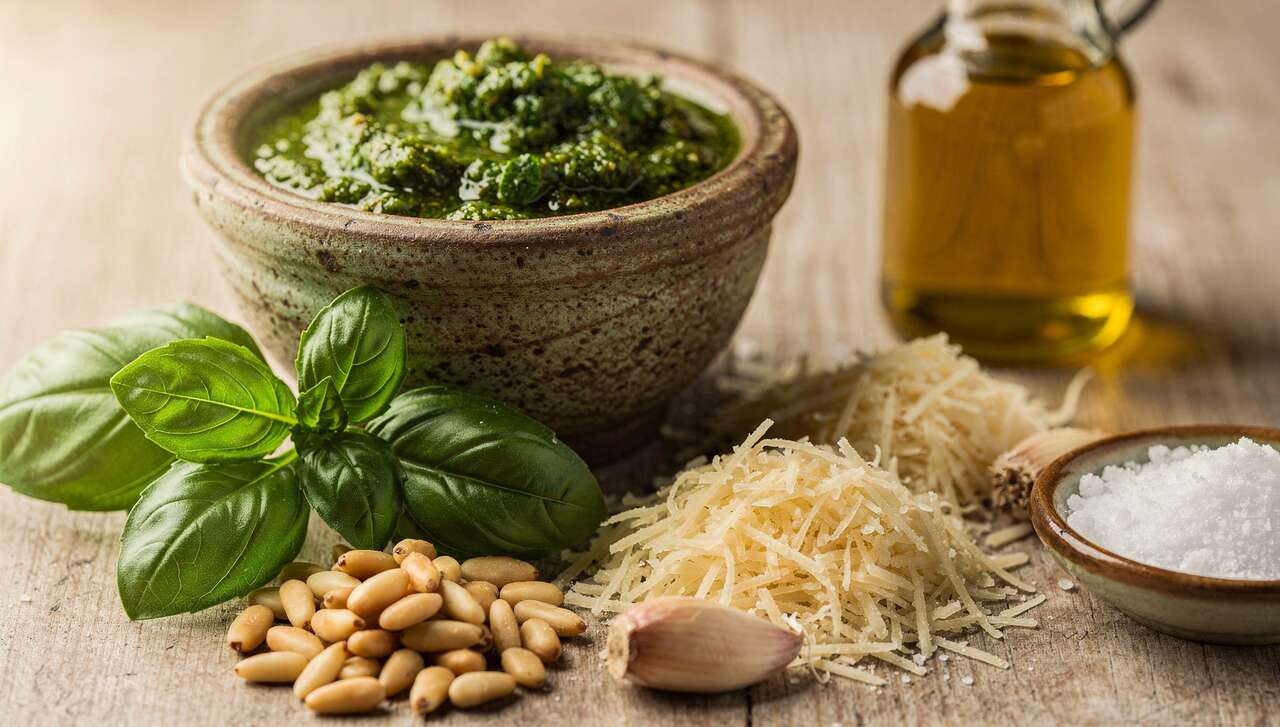 Sauce pesto genovese : recette traditionnelle et savoureuse