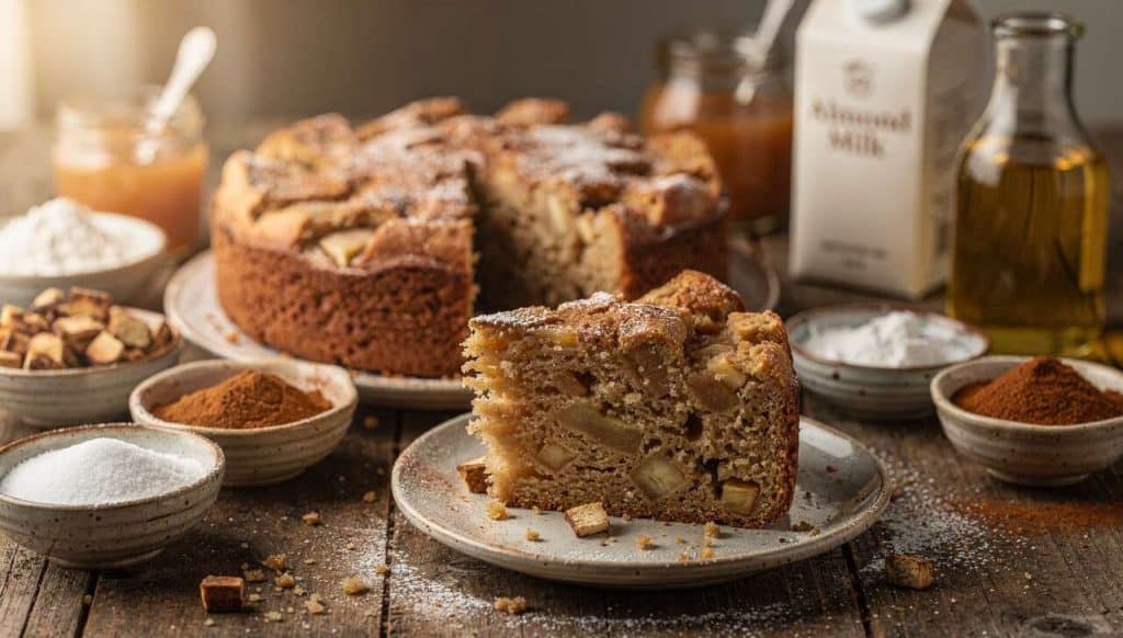 Recette de cake aux pommes vegan moelleux