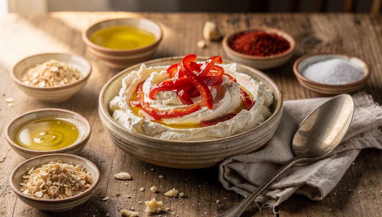 Tartinade Poivron rouge et Fromage frais : recette savoureuse