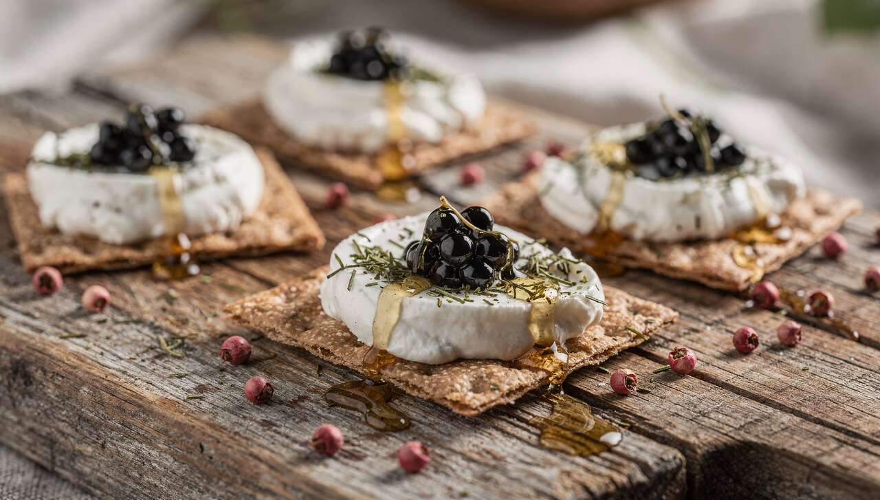 Amuse-bouches nordiques : recette au fromage de chèvre frais