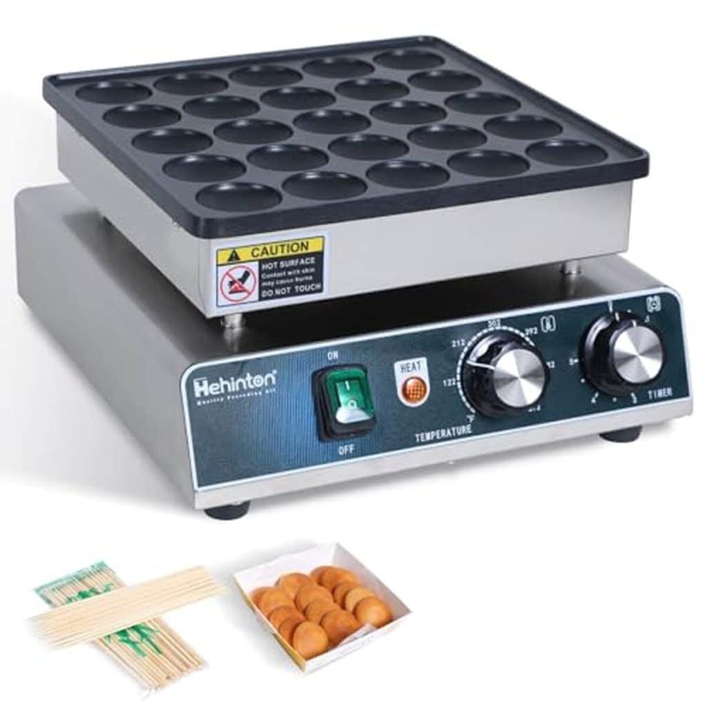 Test de la machine à mini crêpes Hehinton : performance et praticité