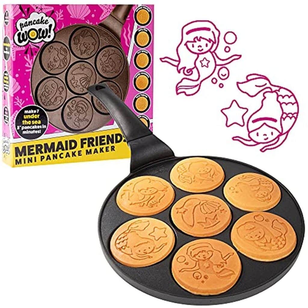Test du mini moule à crêpes sirène anti-adhésif : créez des flapjacks uniques