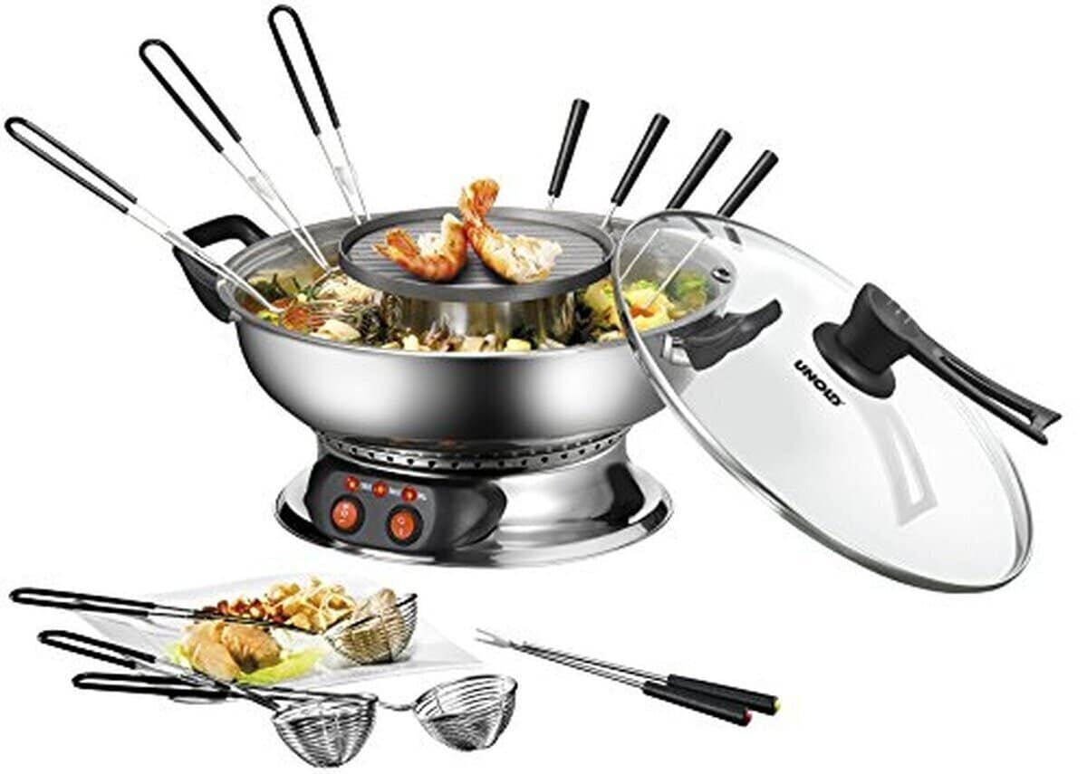 Test fondue chinoise électrique Unold 48746 : puissance et polyvalence