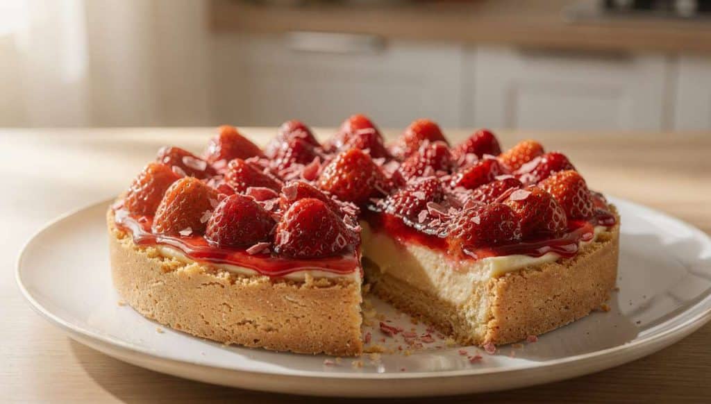 Tarte aux fraises sans cuisson : recette facile