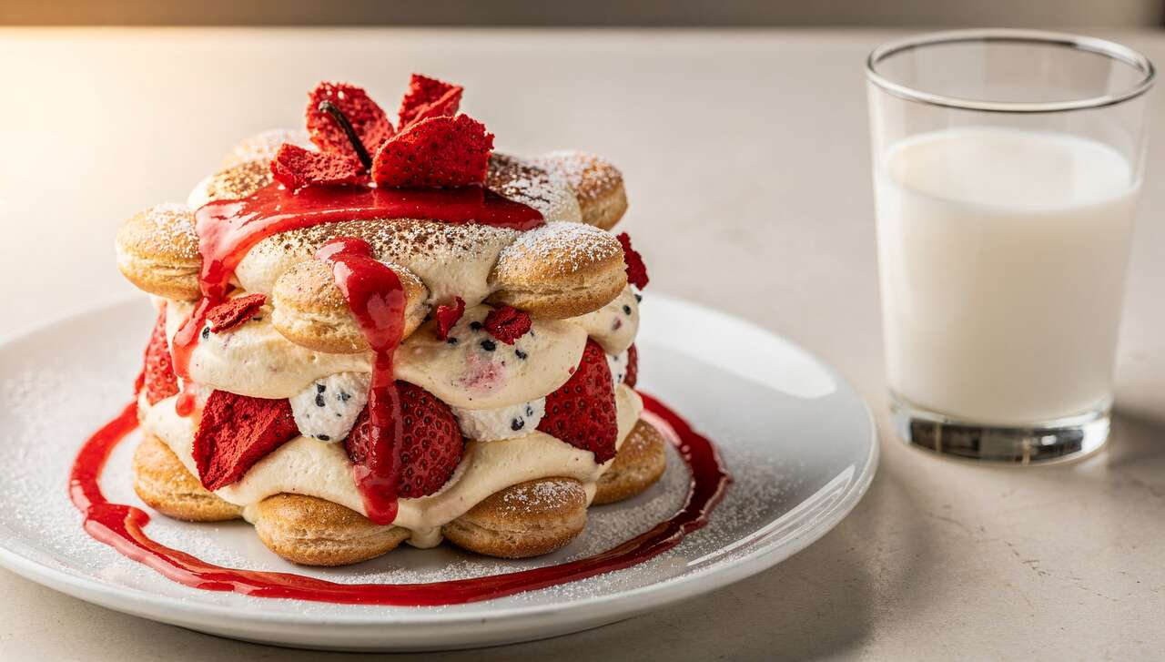 Tiramisu aux fraises : recette facile et savoureuse