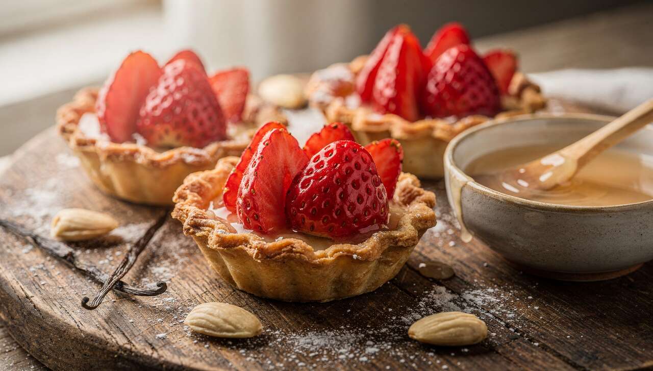 Tartelettes aux fraises mariguettes label rouge : recette savoureuse