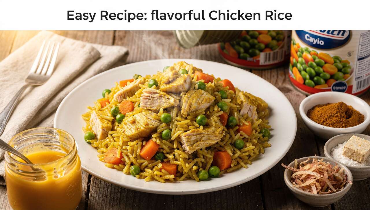 Recette facile : riz au poulet savoureux