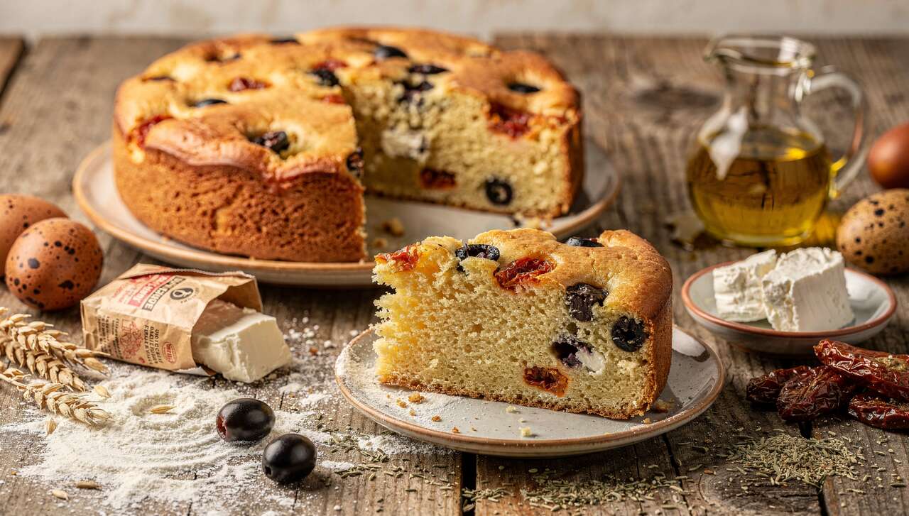 Cake provençal au fromage de chèvre frais : recette savoureuse