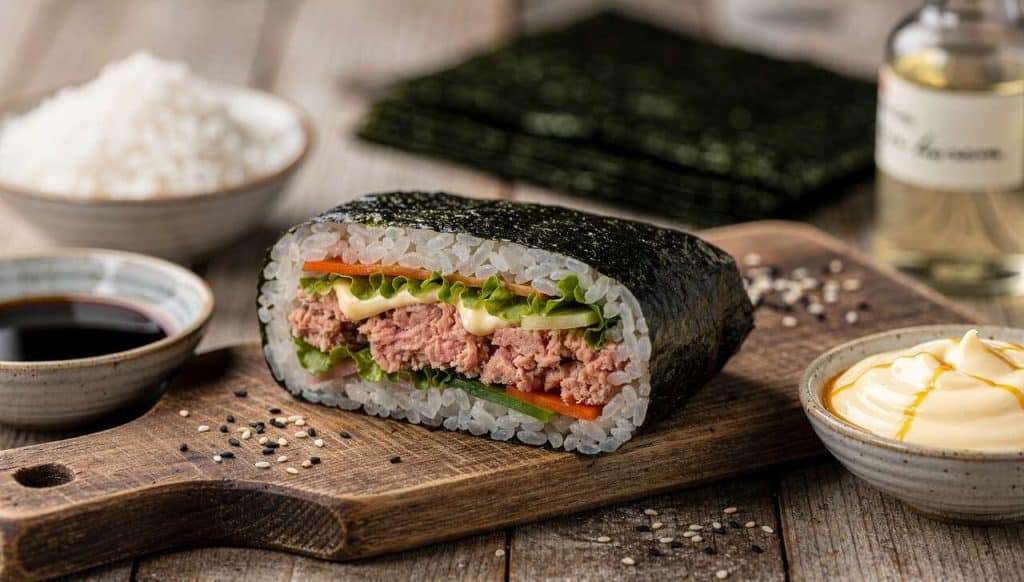 Recette d'Onigirazu : sandwich maki japonais fait maison