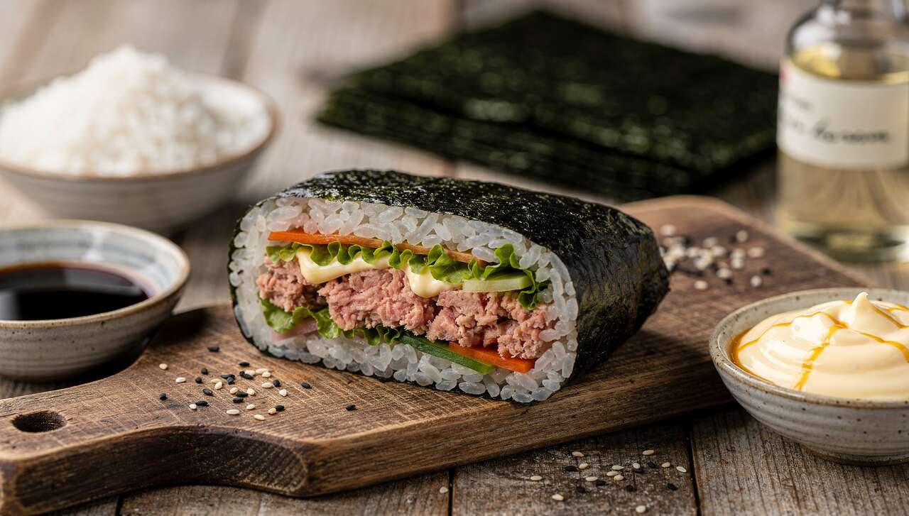 Recette d'Onigirazu : sandwich maki japonais fait maison