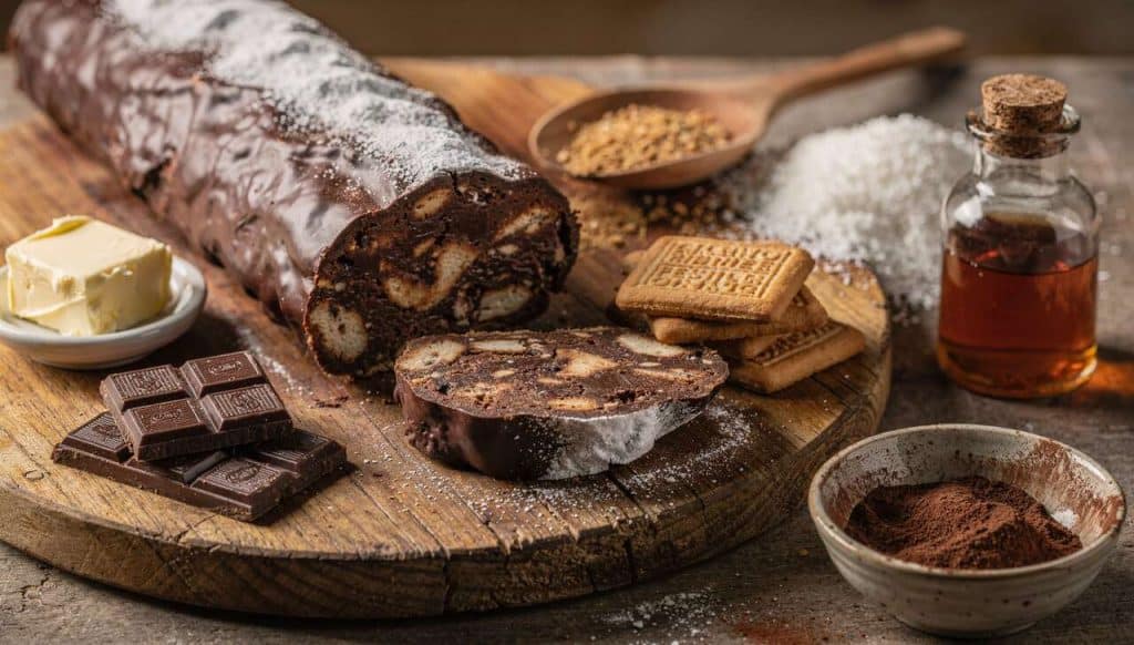 Recette facile du saucisson au chocolat