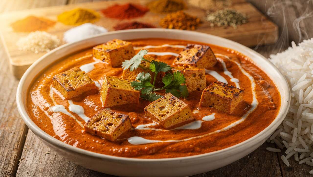 Recette de vegan butter chicken d'Hervé cuisine
