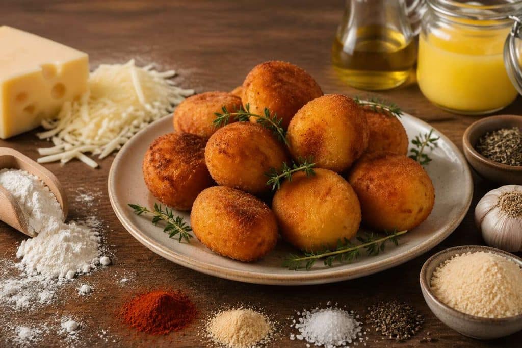 Croquettes de fromage au thym : recette gourmande