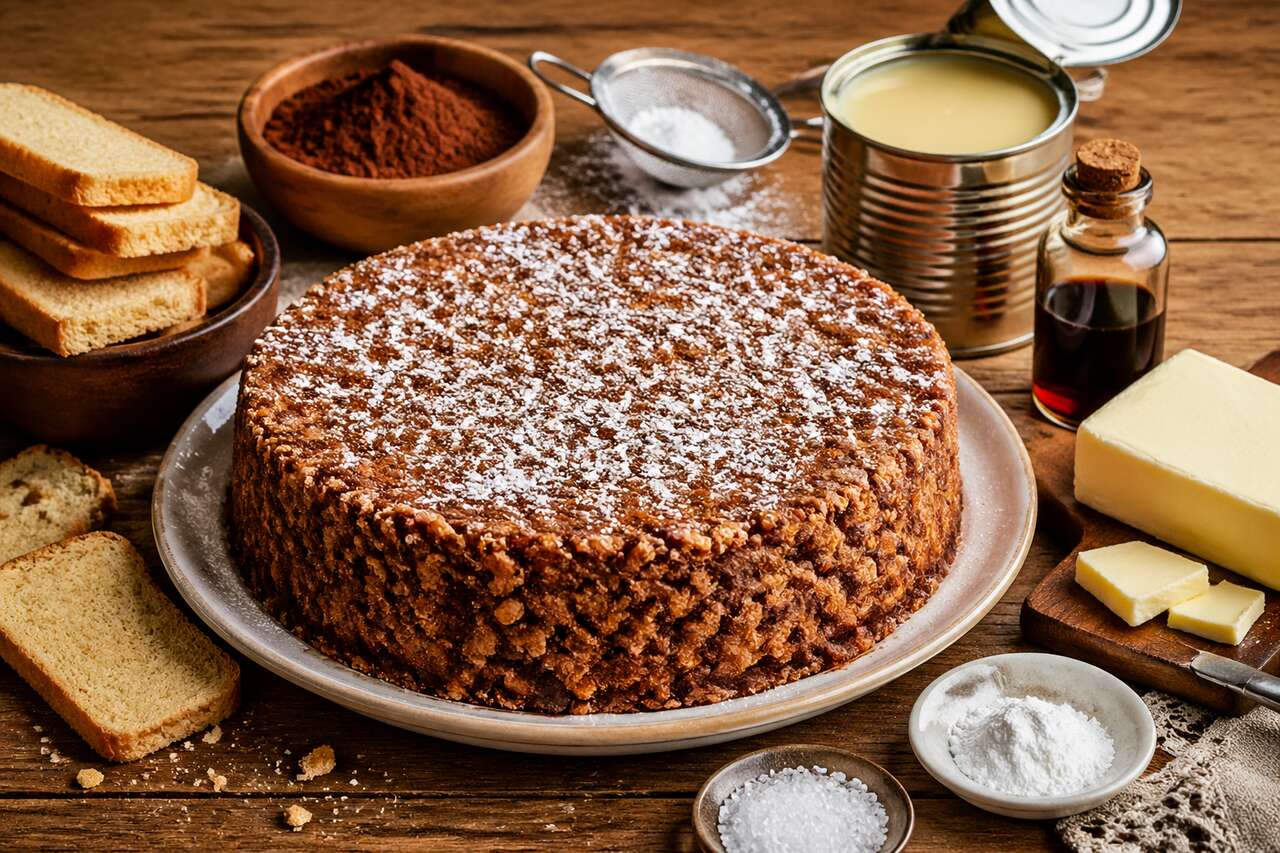 Recette du gâteau aux biscottes de grand-mère : un dessert traditionnel délicieux