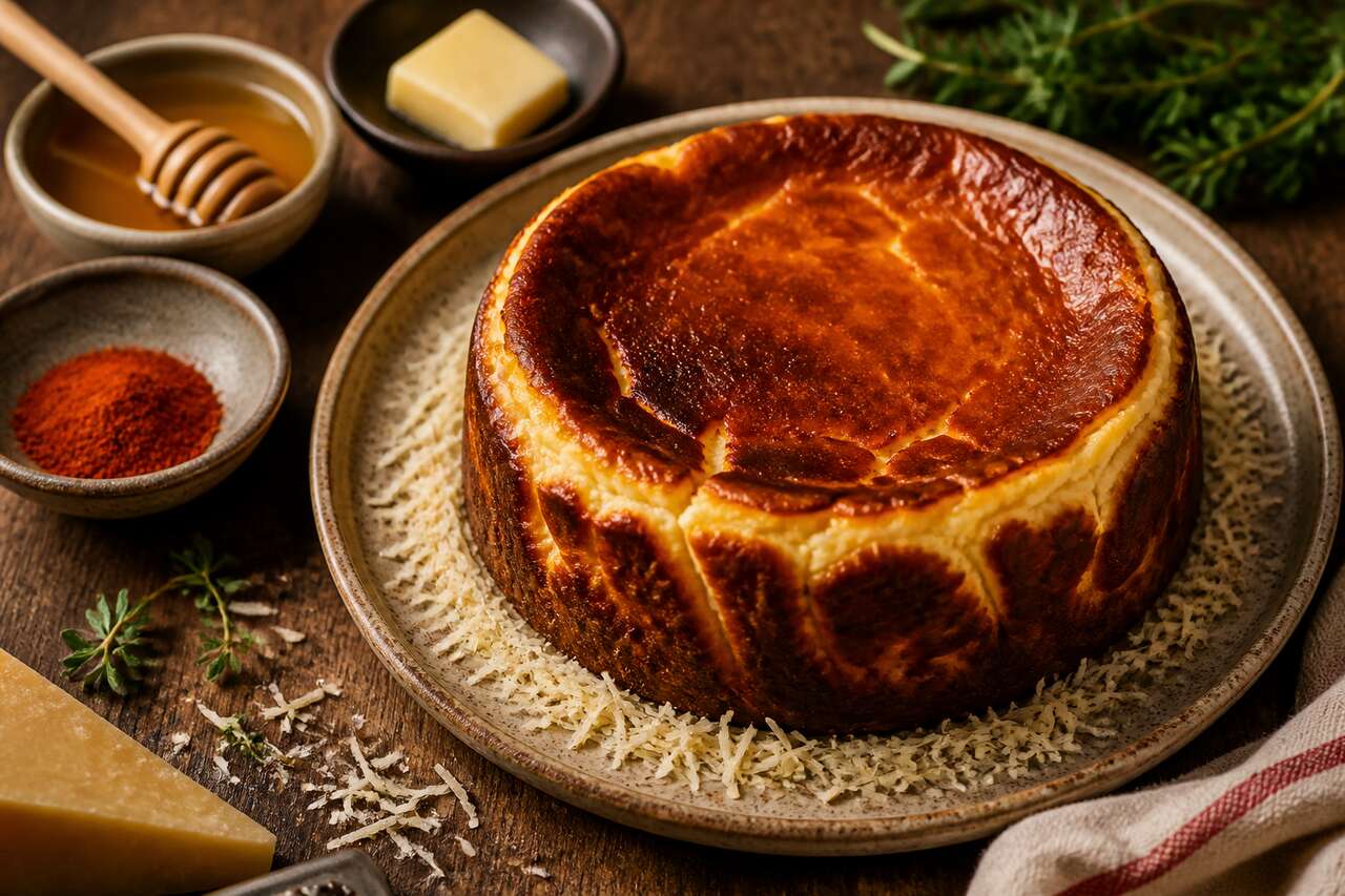 Moelleux basque au fromage de brebis : recette gourmande