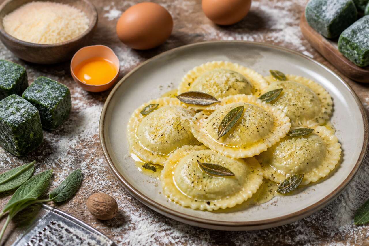 Raviolis maison aux épinards et parmesan : recette facile