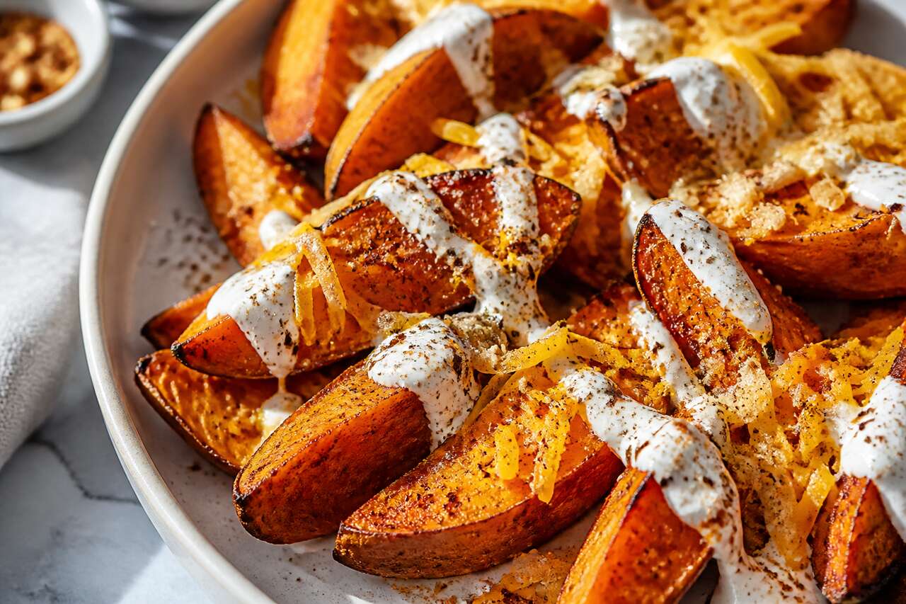 Salade de patates douces : découvrez la sauce au fromage
