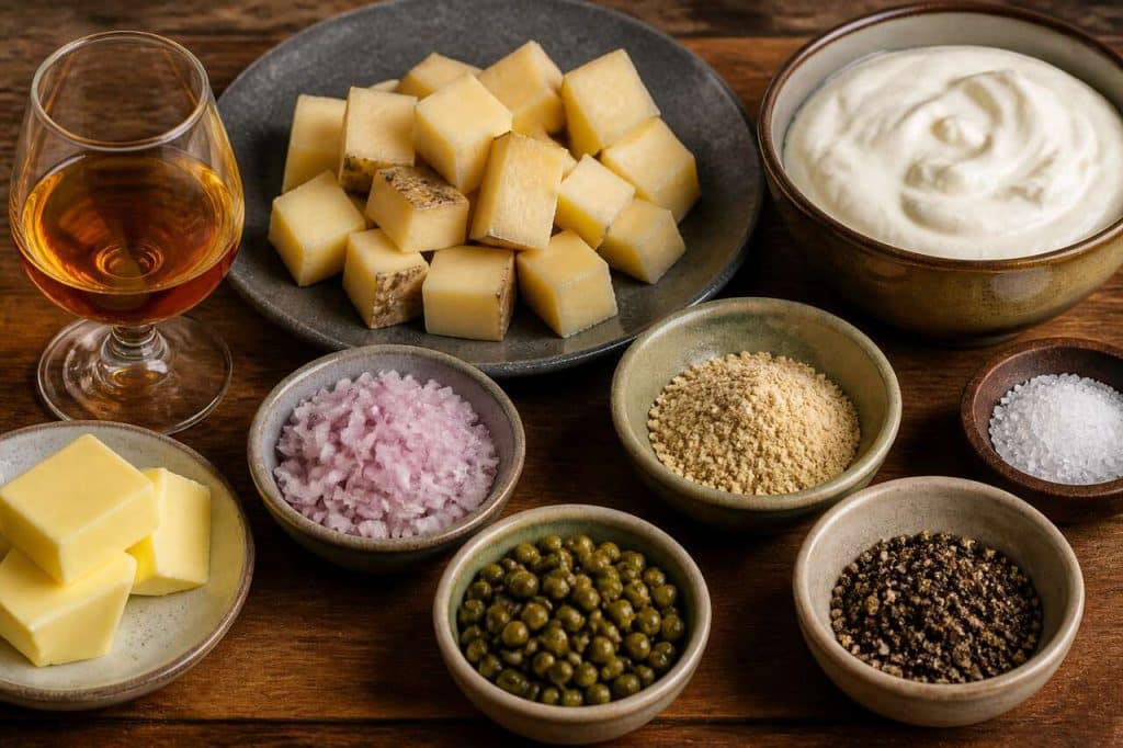 Recette de sauce au poivre et Saint-Nectaire onctueuse