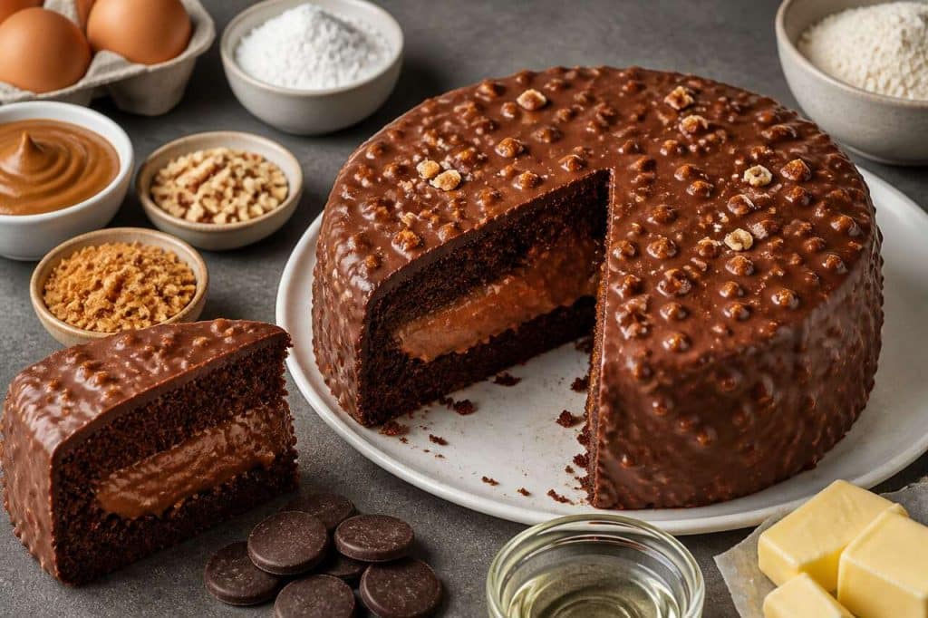 Fondant chocolat praliné avec glaçage rocher : la recette parfaite