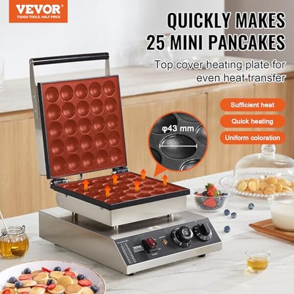 Découvrez notre test détaillé de l'appareil à pancake Vevor 1700 W. Performance commerciale, efficacité et praticité pour la maison : tous les détails dans notre avis. 